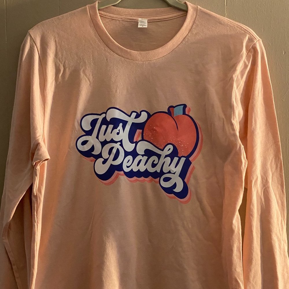 Just Peachy Bella + Canvas Long Sleeve Shirt